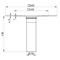 Line drawing of a lower part from the series Lower part-bitumen.