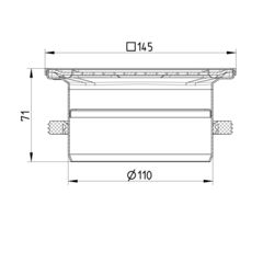 Line drawing of an upper part from the series Marine-upper part-145.